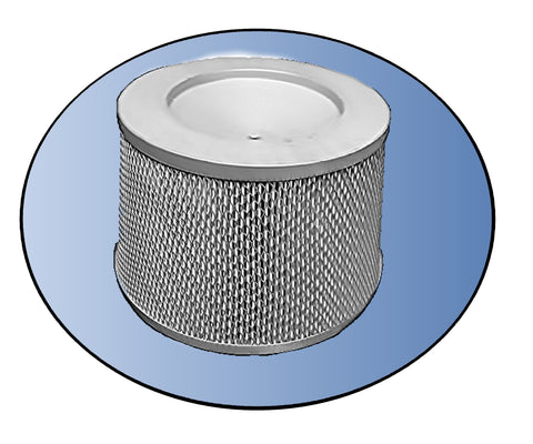 Small and Large Replacement Conical New York Blower Intake Air Filters in paper, polyester felt and wire mesh media