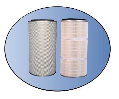 Replacement Aftermarket Chemco Reverse Pulse Jet Industrial Cartridge Filters to fit Chemco products