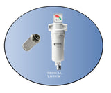 Walker Filtration A30400MV Air Filter Housing 1-1/2 Inch 400 SCFM with E30831MV Stainless .005 Micron Filter Element